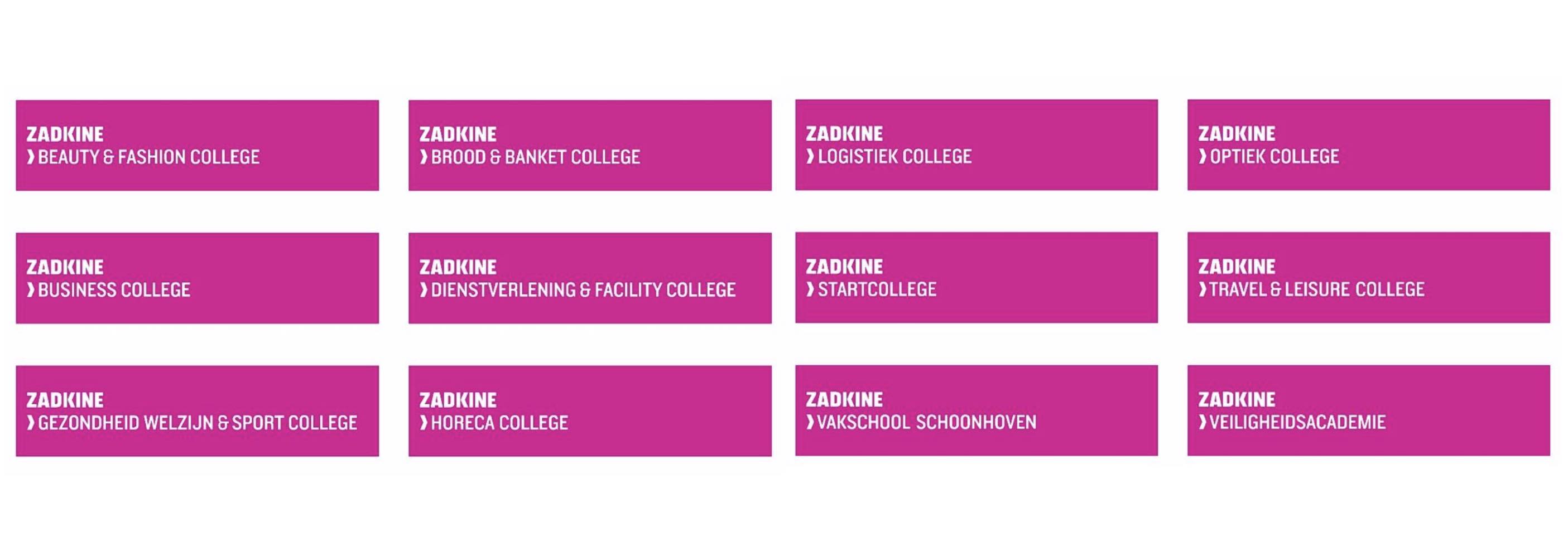 ROC Zadkine positionering onderwijs colleges